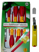 Load image into Gallery viewer, Wiha SoftFinish Electric Slotted / Phillips Screwdriver Set 8pcs
