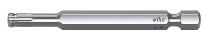 Wiha Professional Bit, TORX® Ball End Style E 6.3 T10