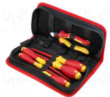 Load image into Gallery viewer, Wiha Tool Set Electrician Screwdriver Pliers Tool Case 6pcs
