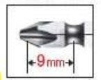 Wiha Double Ended Torsion Bit + Phillips 75mm PH2