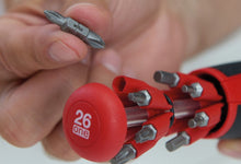 Load image into Gallery viewer, Wiha 26one Screwdriver With Bit Magazine Mixed With 13 Double Bits 13pcs
