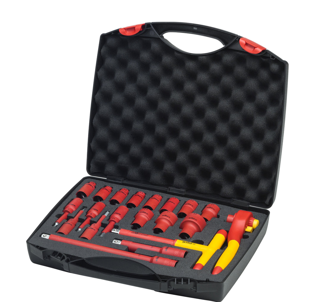 Wiha Ratchet Wrench Set Insulated VDE Electric 1/2