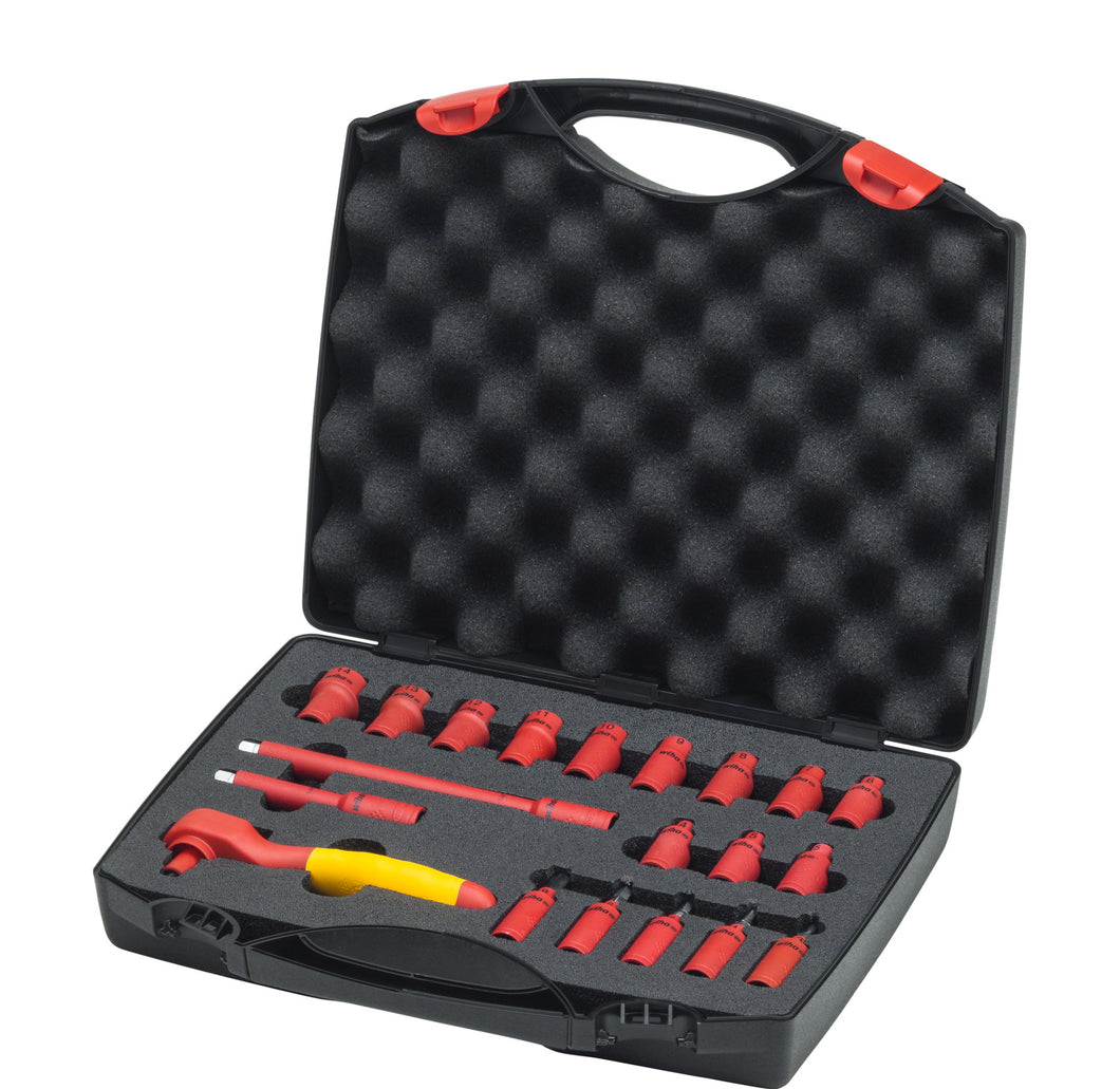 Wiha Ratchet wrench set insulated 1/4