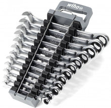 Load image into Gallery viewer, Wiha Combination Ring Ratchet Wrench Set 8-19mm 13pcs
