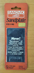 Sandvik 415-50 Sandplate Handle Complete Complete With 2pcs Sandpapers