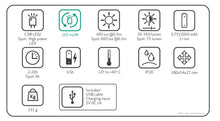 Load image into Gallery viewer, Scangrip Work Lite M Rechargeable COB LED Work Light With Top Light And 350 Lumen
