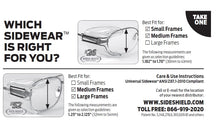 Load image into Gallery viewer, Safety Optical Service B-26+ Plus Compliance Pack Universal Sideshields, Glacier Clear 20pairs
