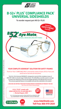 Load image into Gallery viewer, Safety Optical Service B-52+ Plus Compliance Pack Universal Sideshields, Clear 20pairs
