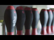Load and play video in Gallery viewer, Wiha SoftFinish® Slotted Cabinet Screwdriver Round Blade - 4.5mm x 125mm
