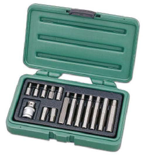 Honiton Hex Bit Set 4-12mm 15pcs